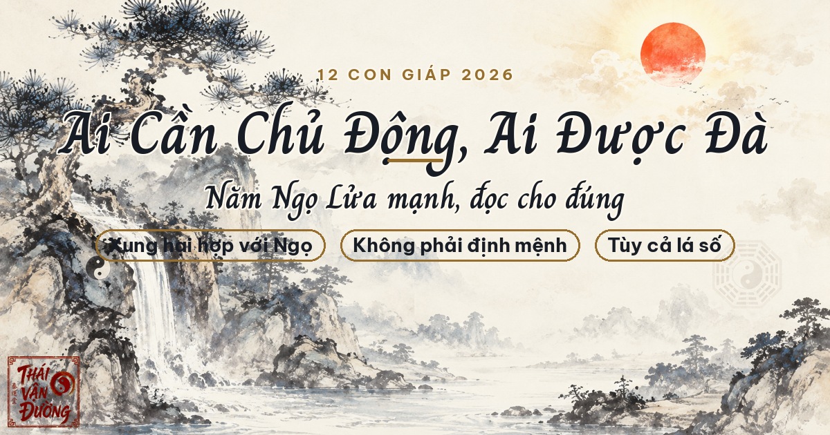 Năm Bính Ngọ 2026: Tuổi Nào Cần Chủ Động, Tuổi Nào Được Đà — Vận Trình 12 Con Giáp
