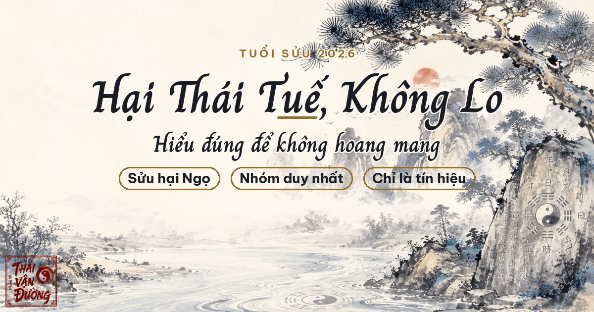 Tuổi Sửu Năm Bính Ngọ 2026: Hiểu Đúng Về Hại Thái Tuế, Không Hoang Mang