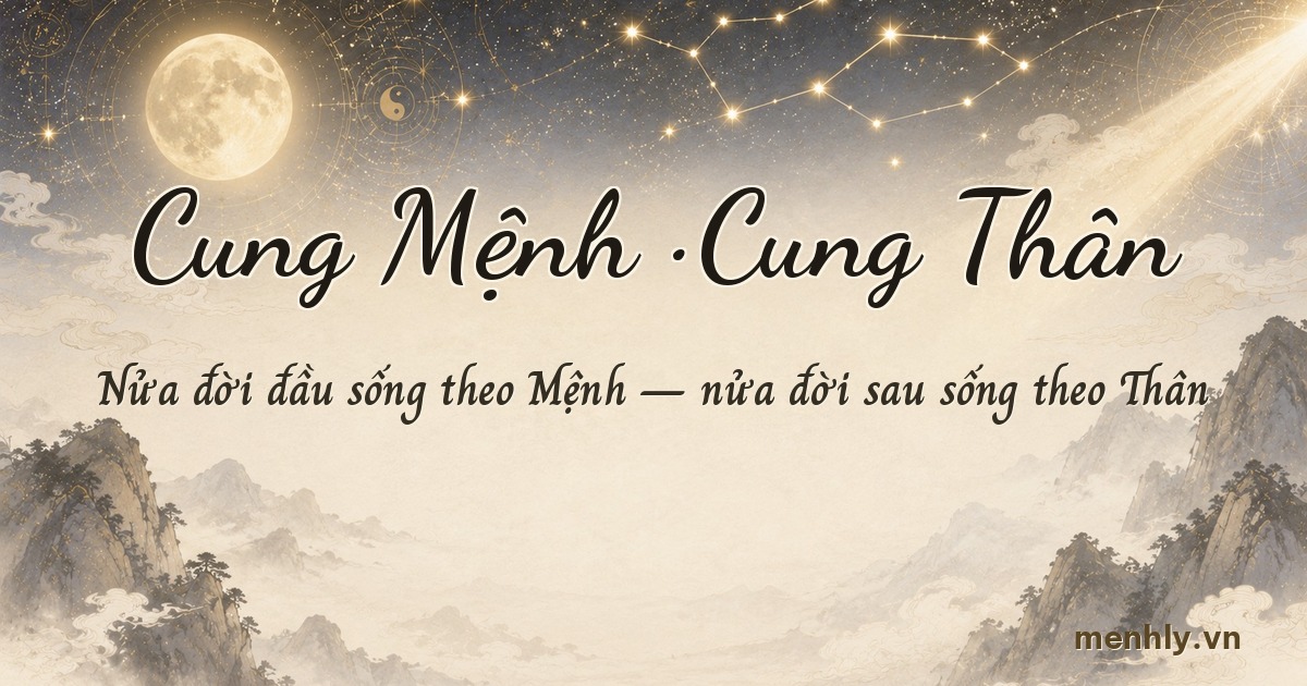 Cung Mệnh Và Cung Thân Trong Tử Vi — Mệnh Thân Đồng Cung Là Gì