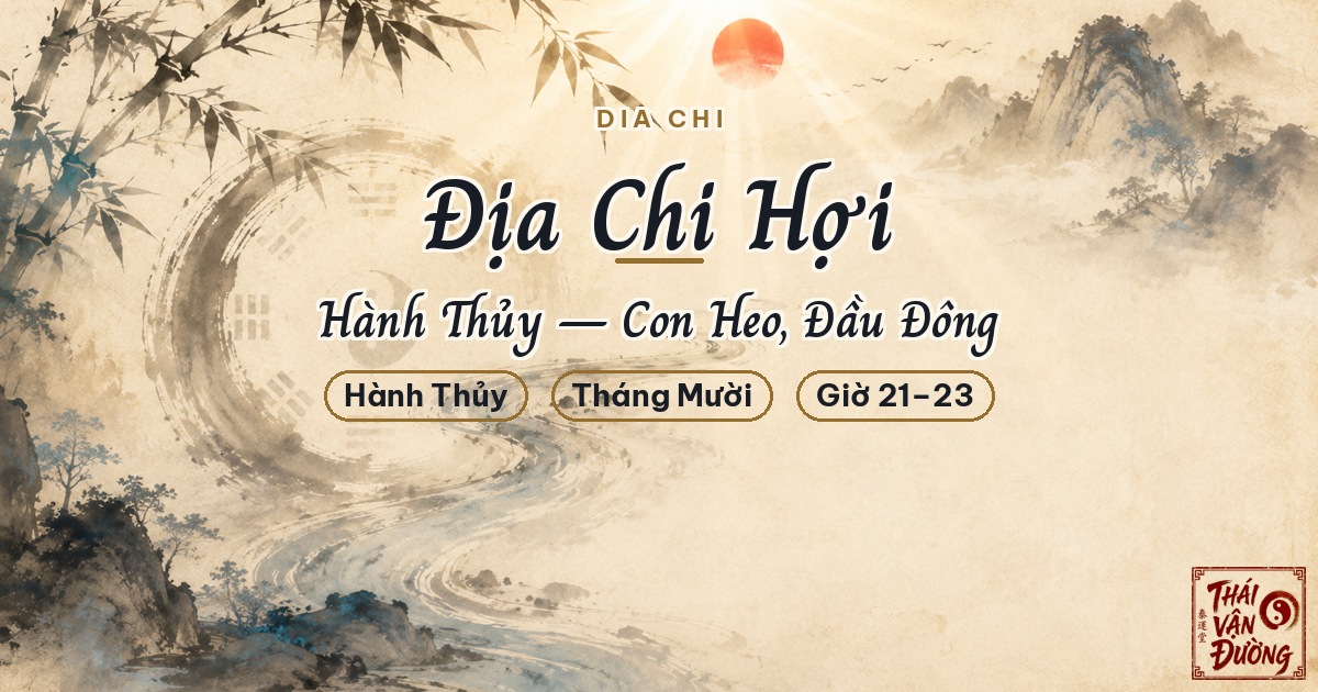 Địa Chi Hợi là gì? Ý nghĩa chi Hợi trong lá số Bát Tự và cách xem ngày giờ
