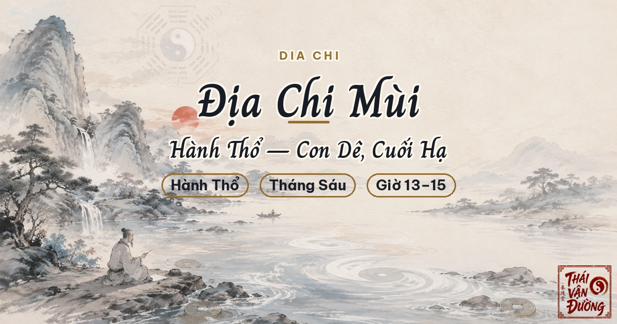 Địa Chi Mùi Là Gì? Kho Mộc, Tàng Can Và Giờ Mùi