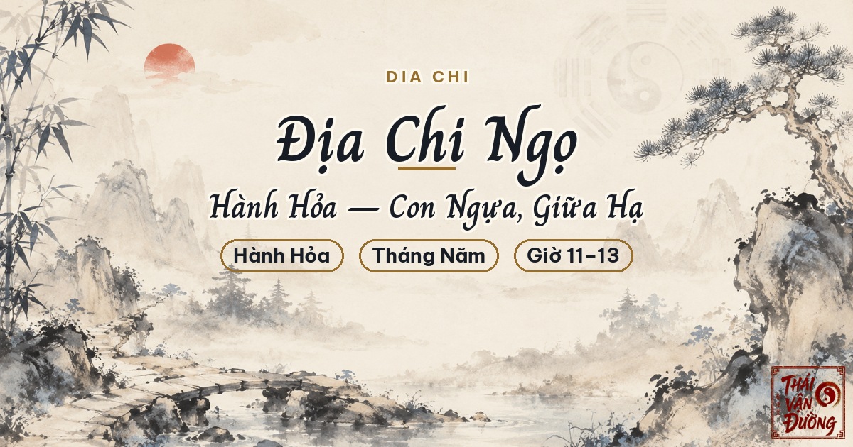 Địa Chi Ngọ Là Gì? Tàng Can, Hợp Xung Và Giờ Ngọ