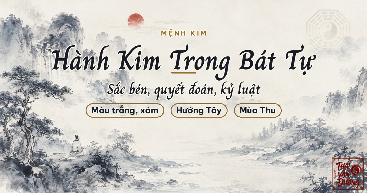 Mệnh Kim Là Gì? Hành Kim Trong Bát Tự — Tính Cách, Sắc Bén, Quyết Đoán