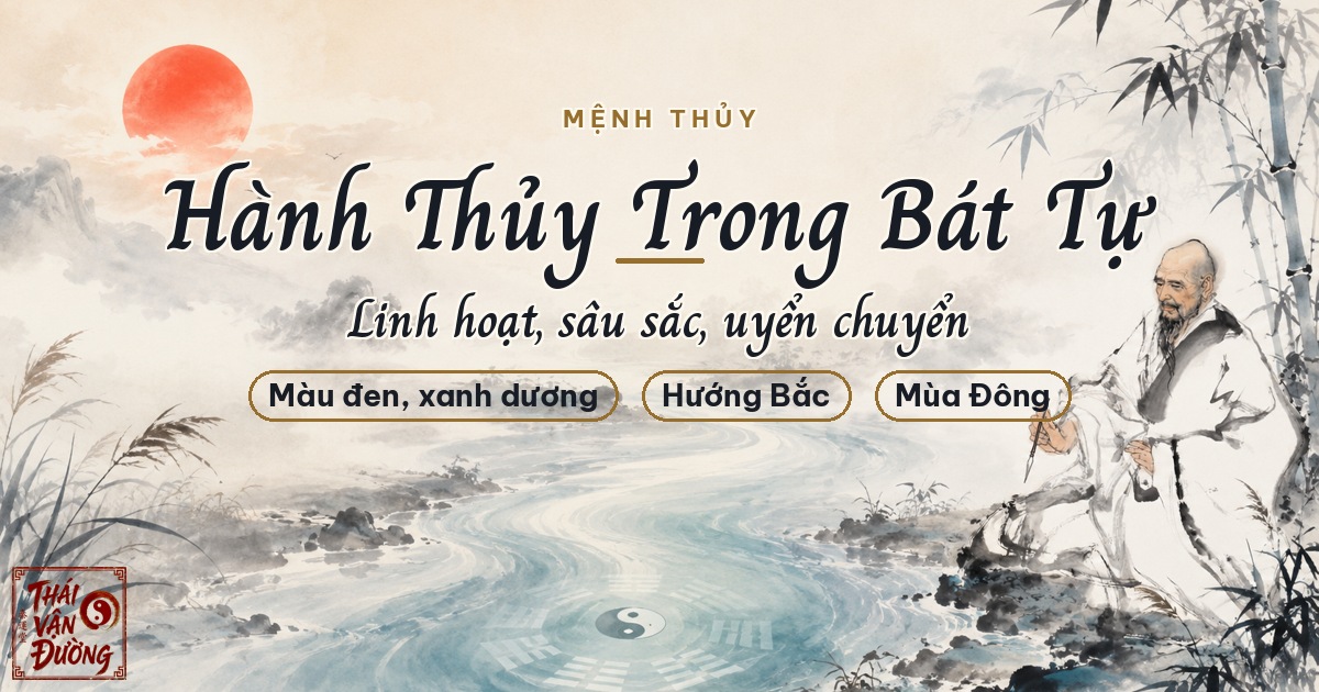 Mệnh Thủy Là Gì? Hành Thủy Trong Bát Tự: Tính Cách, Chiều Sâu, Linh Hoạt