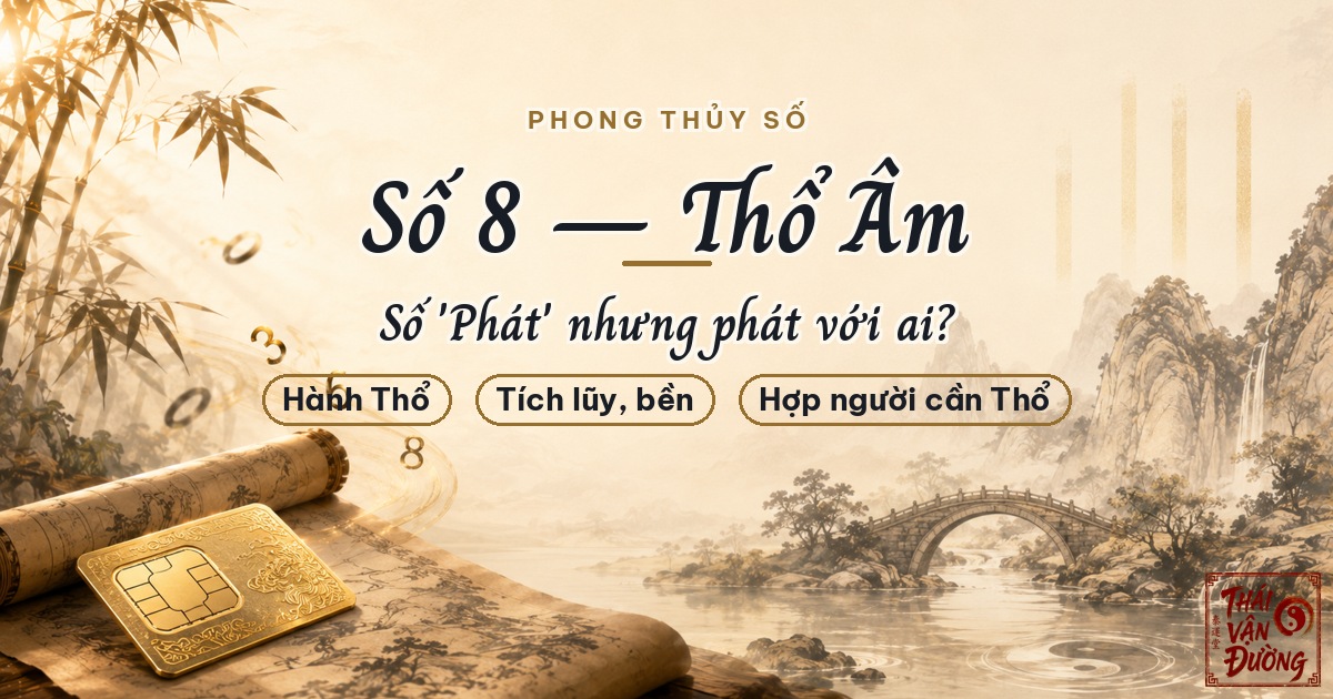 Ý Nghĩa Số 8 Theo Ngũ Hành: Thổ Âm — Số "Phát" Nhưng Phát Với Ai?