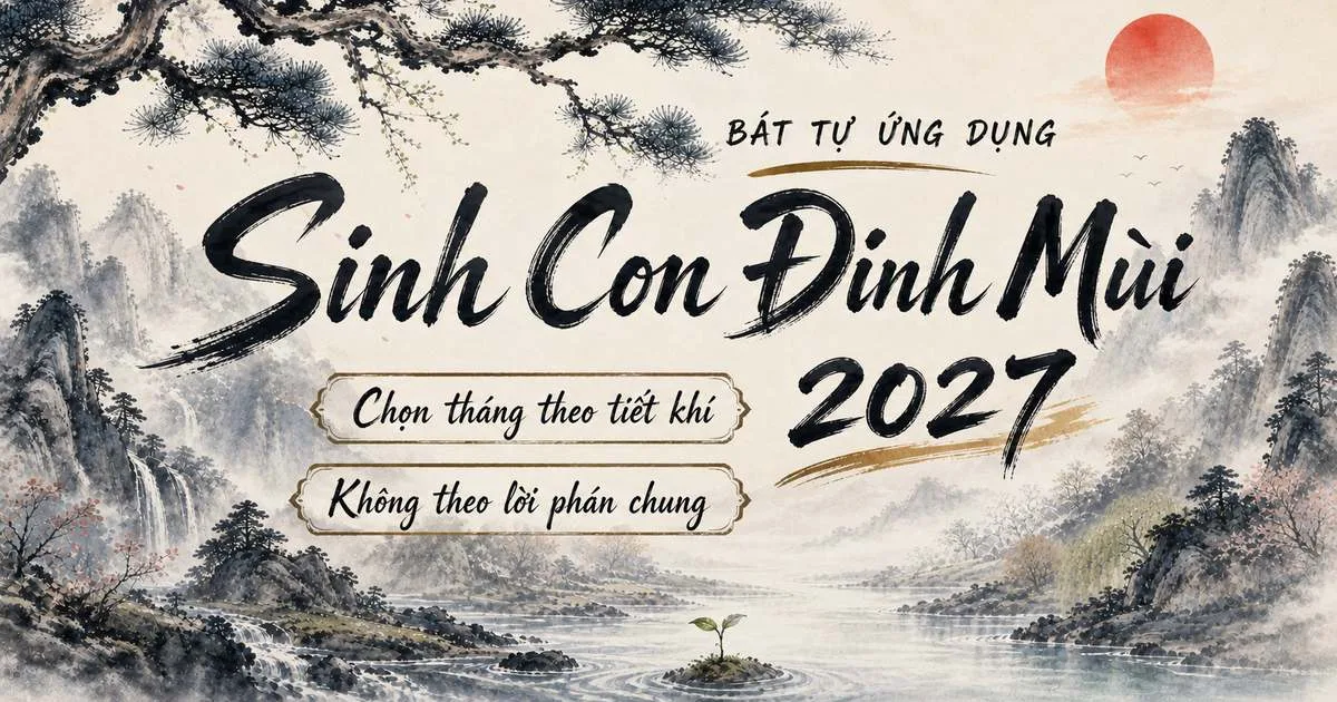Sinh Con Đinh Mùi 2027 Tháng Nào Tốt? Xem Đúng Theo Tiết Khí
