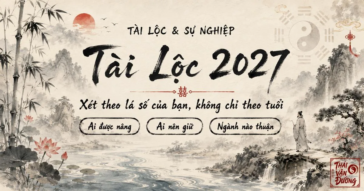 Tài Lộc & Sự Nghiệp Năm 2027: Xét Theo Bát Tự Chứ Không Chỉ Tuổi