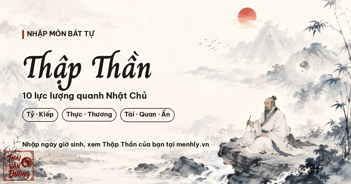 Thập Thần Trong Bát Tự — 10 Lực Lượng Định Hình Cuộc Đời Bạn