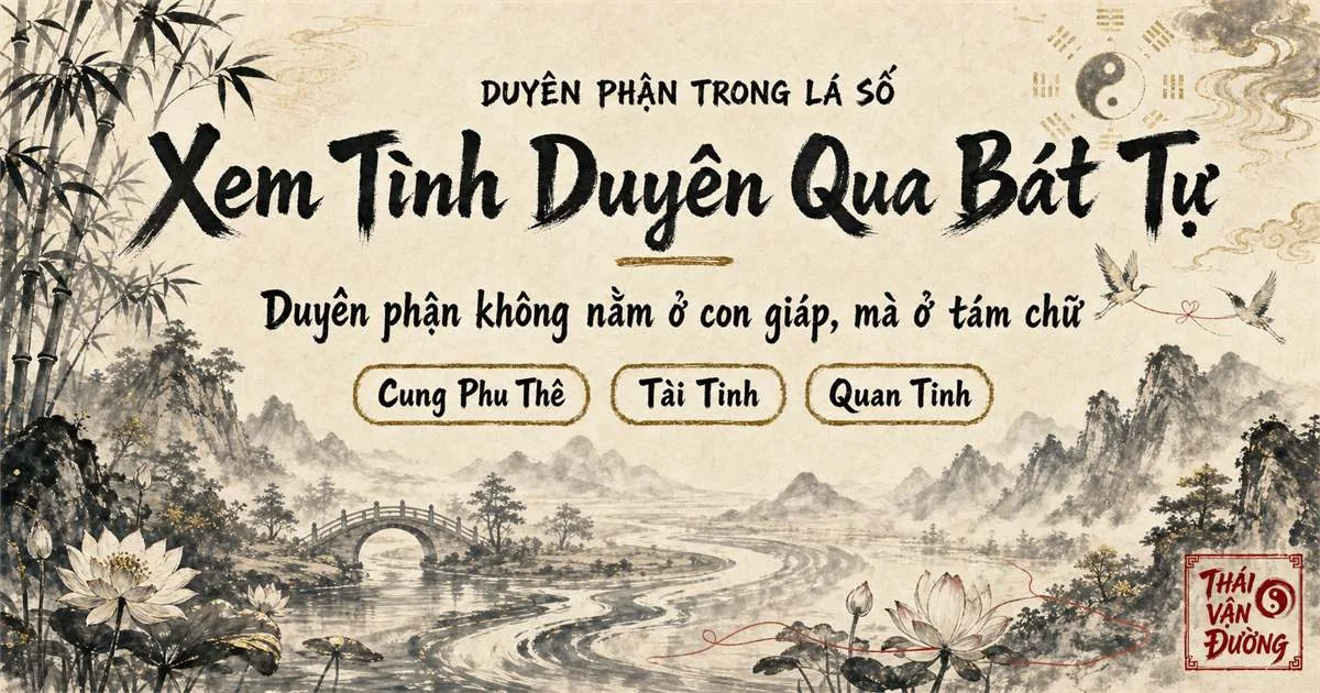 Xem Tình Duyên Qua Bát Tự: Nhìn Vào Đâu Để Biết Duyên Phận Của Mình?