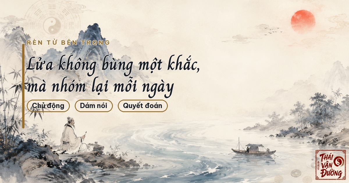 Rèn đức tính hành Hỏa từ bên trong