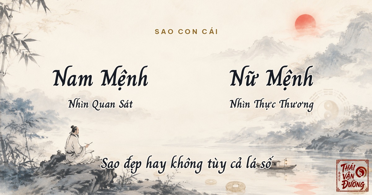 Nam nhìn Quan Sát, nữ nhìn Thực Thương — sao con cái là gì