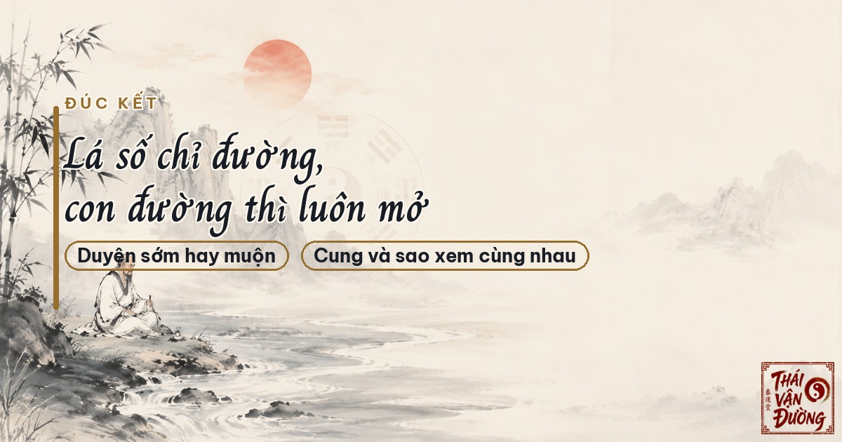 Duyên con sớm hay muộn — nhìn vào đâu