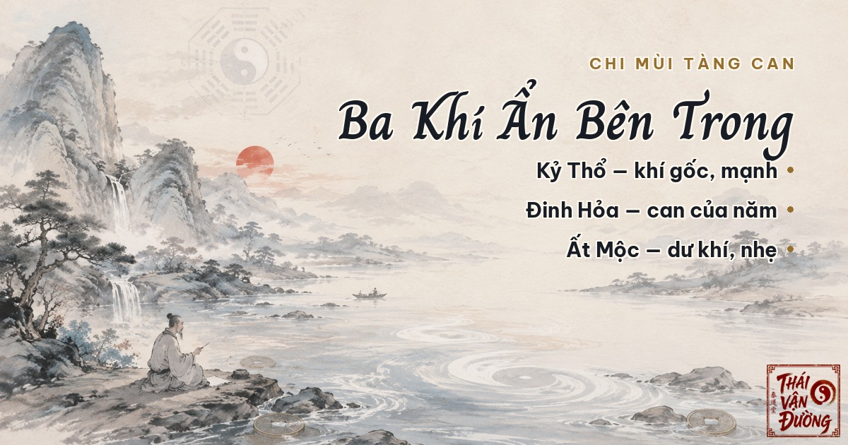 Can Tàng Trong Mùi — Kỷ, Đinh, Ất