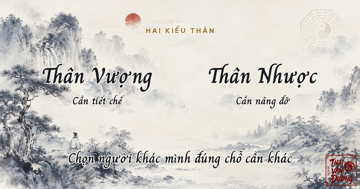 Tầng thứ nhất: Bạn Thân Vượng hay Thân Nhược?