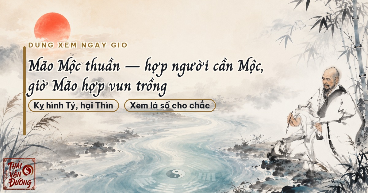 Dùng địa chi Mão khi xem ngày tốt giờ tốt