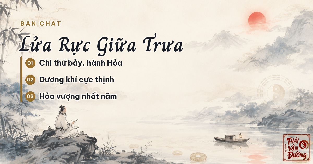 Địa Chi Ngọ — tháng, giờ và mùa trong Bát Tự
