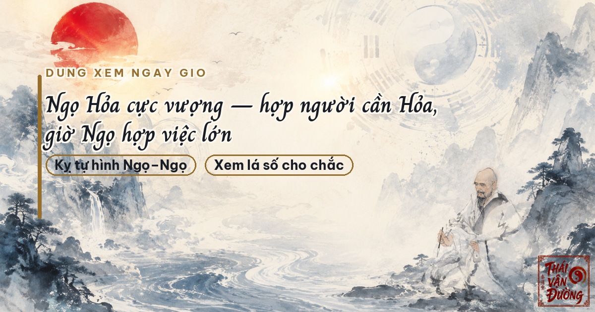 Dùng địa chi Ngọ khi xem ngày tốt giờ tốt