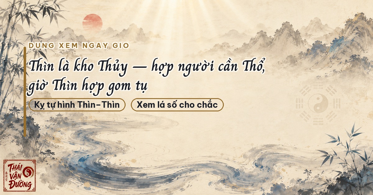 Dùng địa chi Thìn khi xem ngày tốt giờ tốt