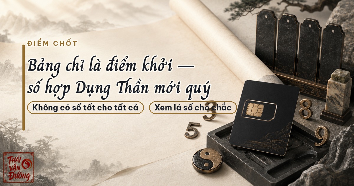 3 bước chọn số hợp mệnh theo Bát Tự