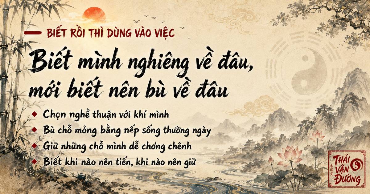 Biết ngũ hành của mình rồi thì làm gì