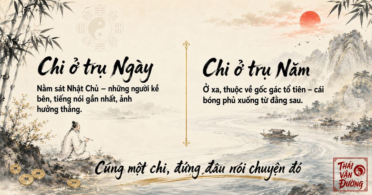 Từng vị trí Địa Chi mang ý nghĩa khác nhau