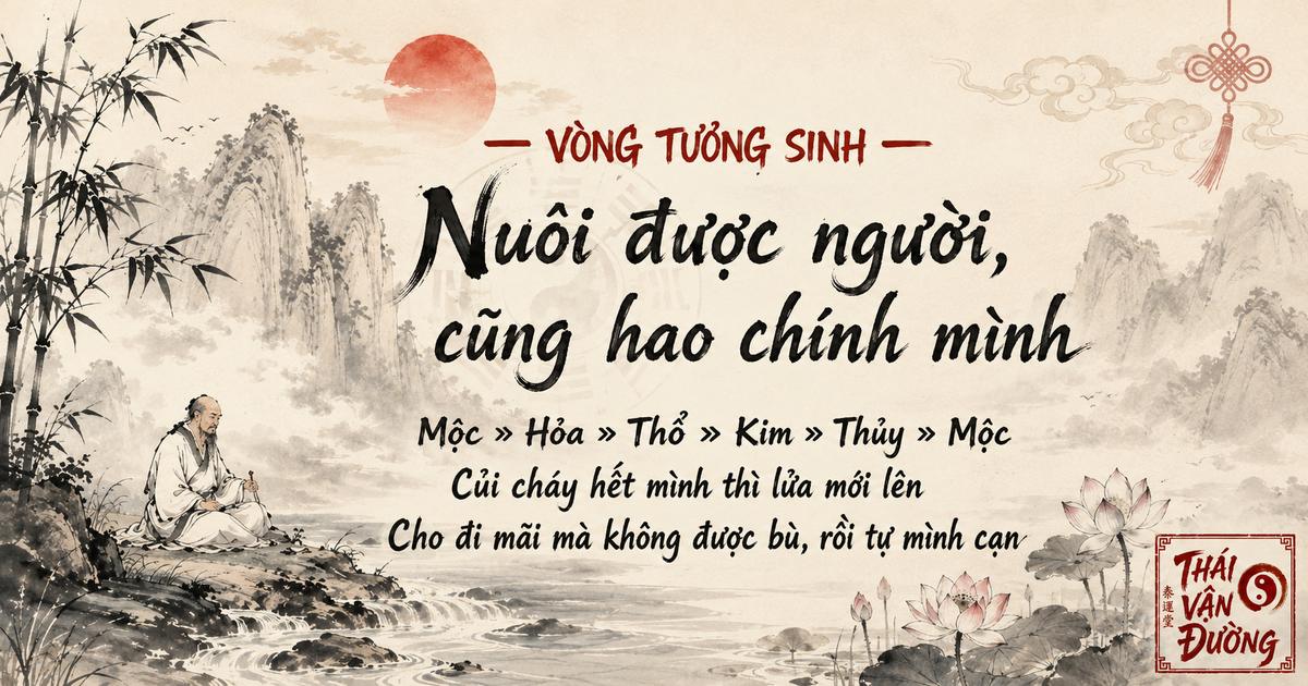 Vòng tương sinh ngũ hành