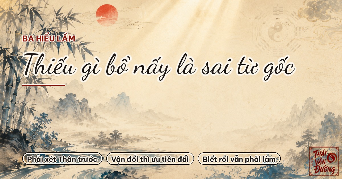 Ba hiểu lầm thường gặp về Dụng Thần