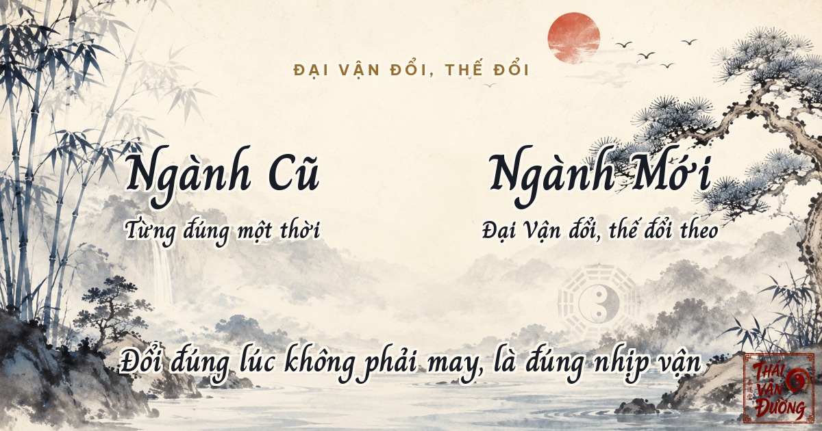 Dụng Thần đổi theo Đại Vận