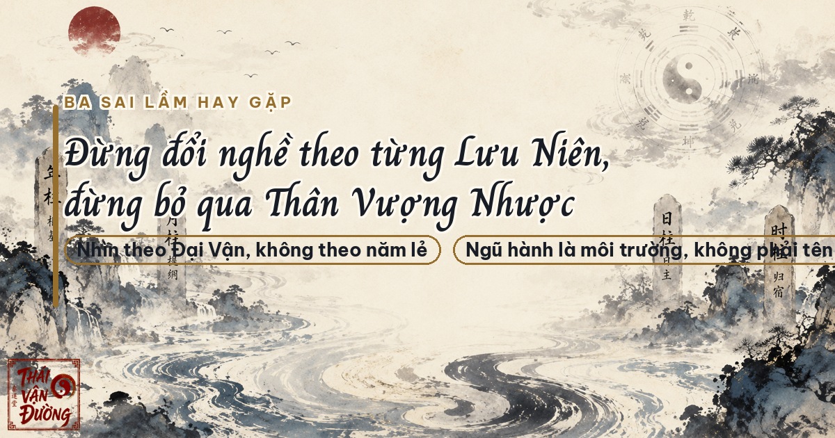 Ba sai lầm hay gặp