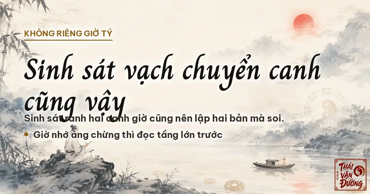 Kim giờ sát vạch chuyển canh