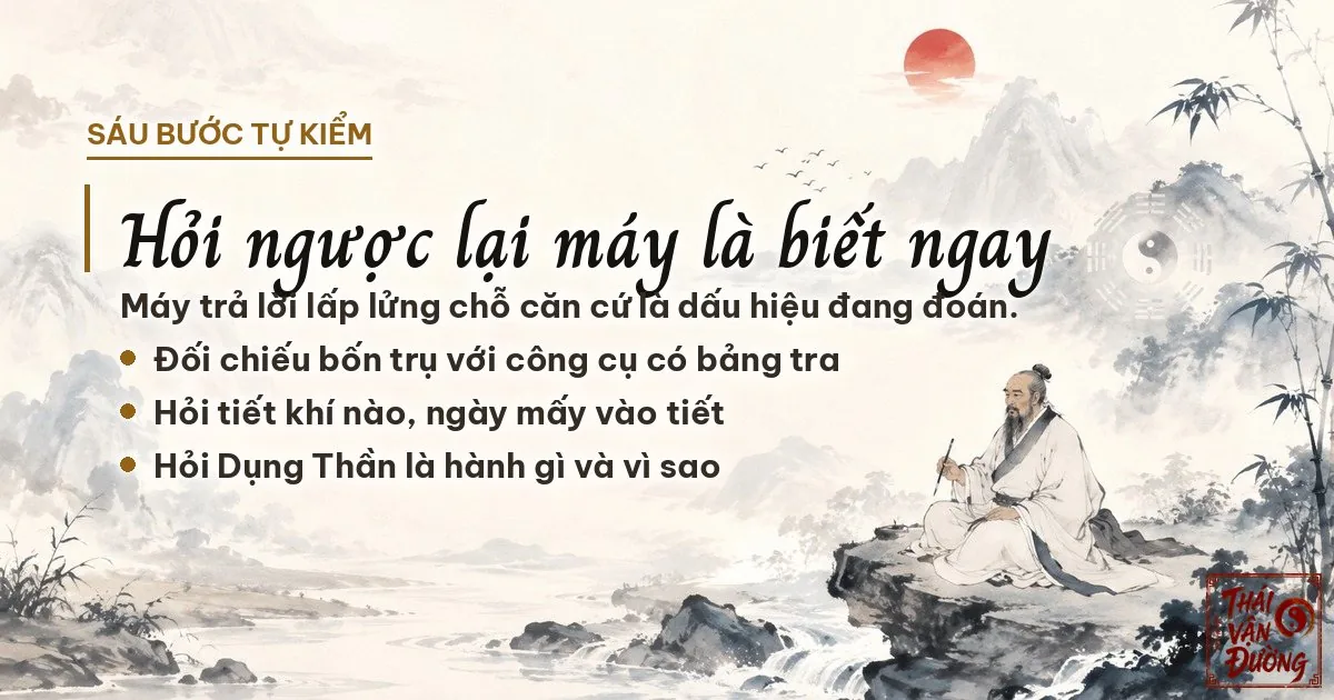 Sáu bước kiểm lá số Sáu bước kiểm lá số