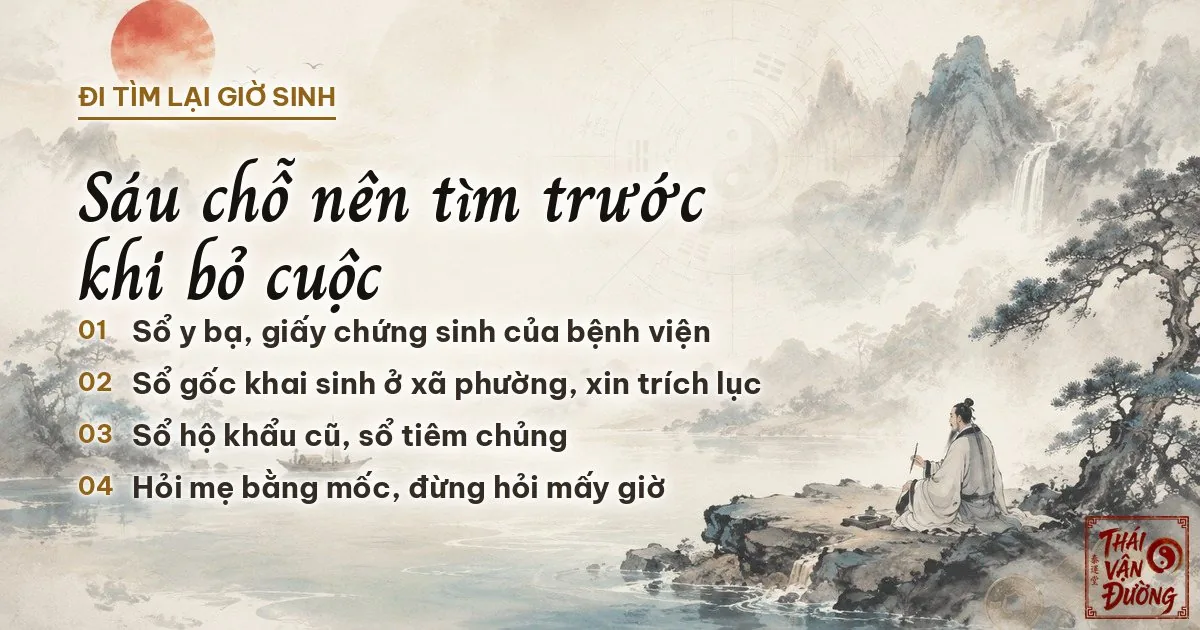 Hỏi mẹ bằng mốc, không hỏi số