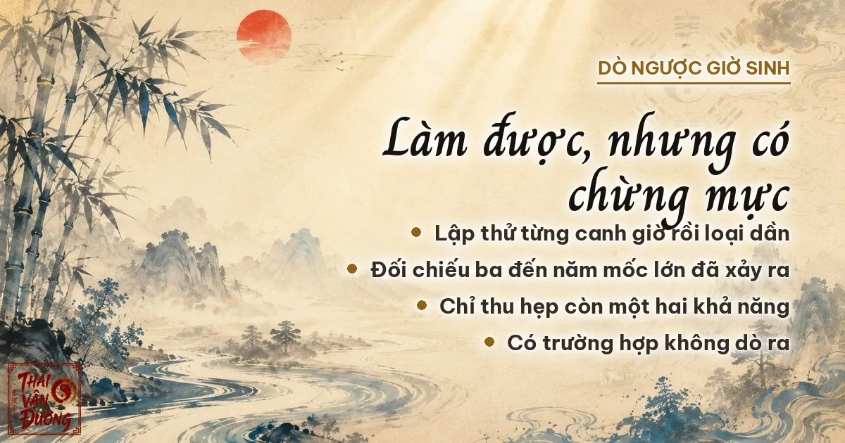 Đọc từ tầng lớn xuống tầng nhỏ