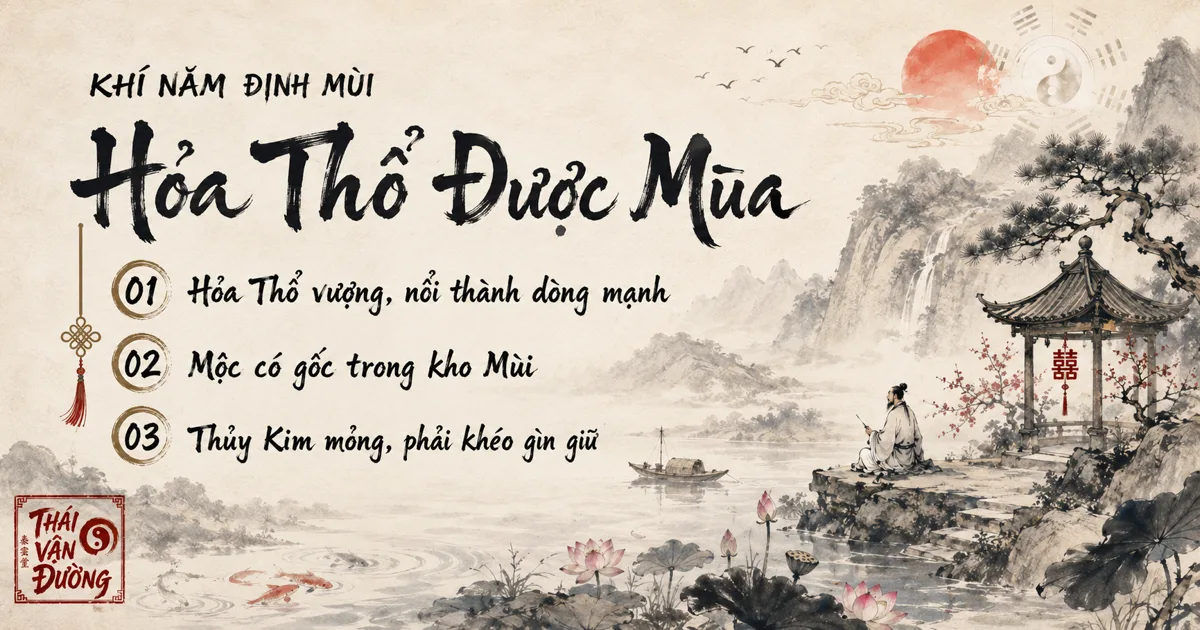 Khí năm Đinh Mùi — Hỏa Thổ được mùa