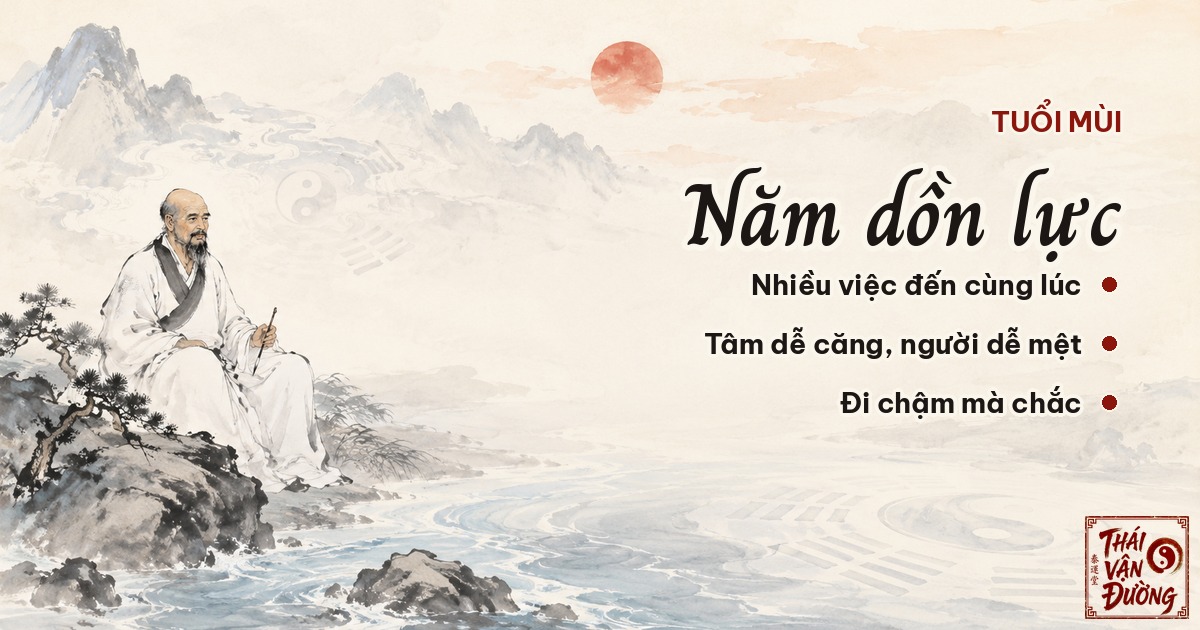 Tuổi Mùi năm 2027 là năm dồn lực