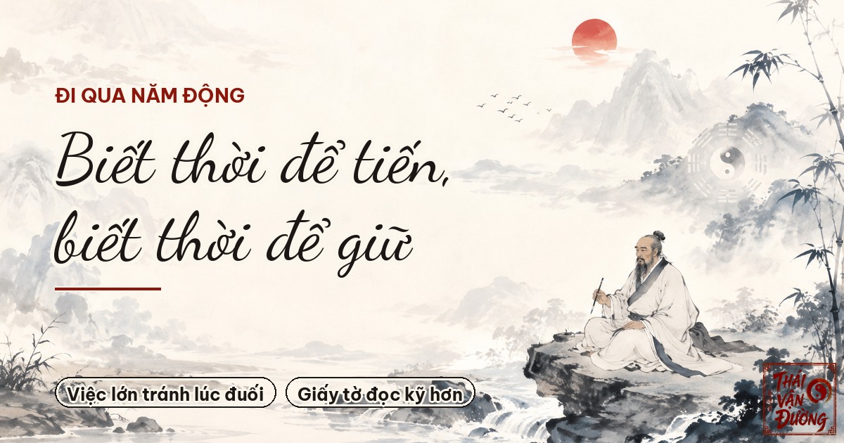 Biết thời để tiến, biết thời để giữ