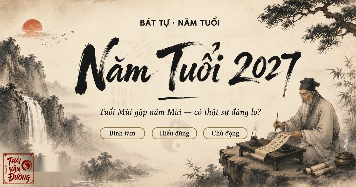 Tuổi Mùi năm 2027 — năm tuổi có thật sự đáng lo