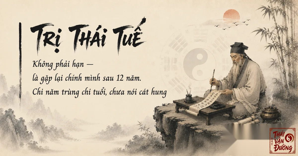 Trị Thái Tuế là gì trong năm tuổi