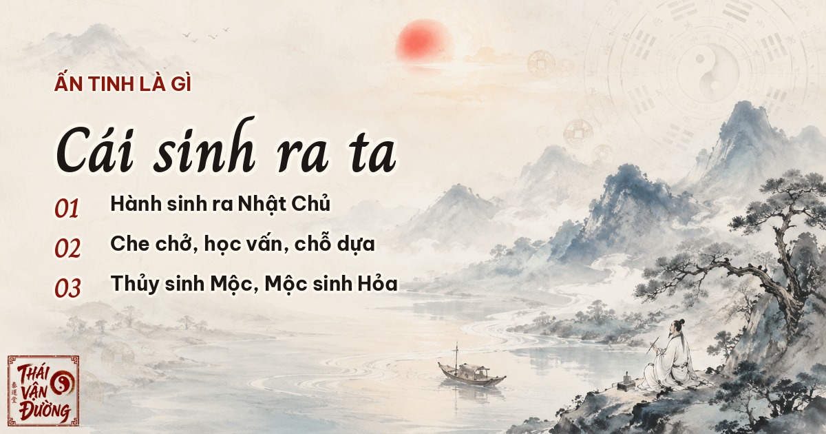Ấn Tinh là hành sinh ra Nhật Chủ trong lá số Bát Tự