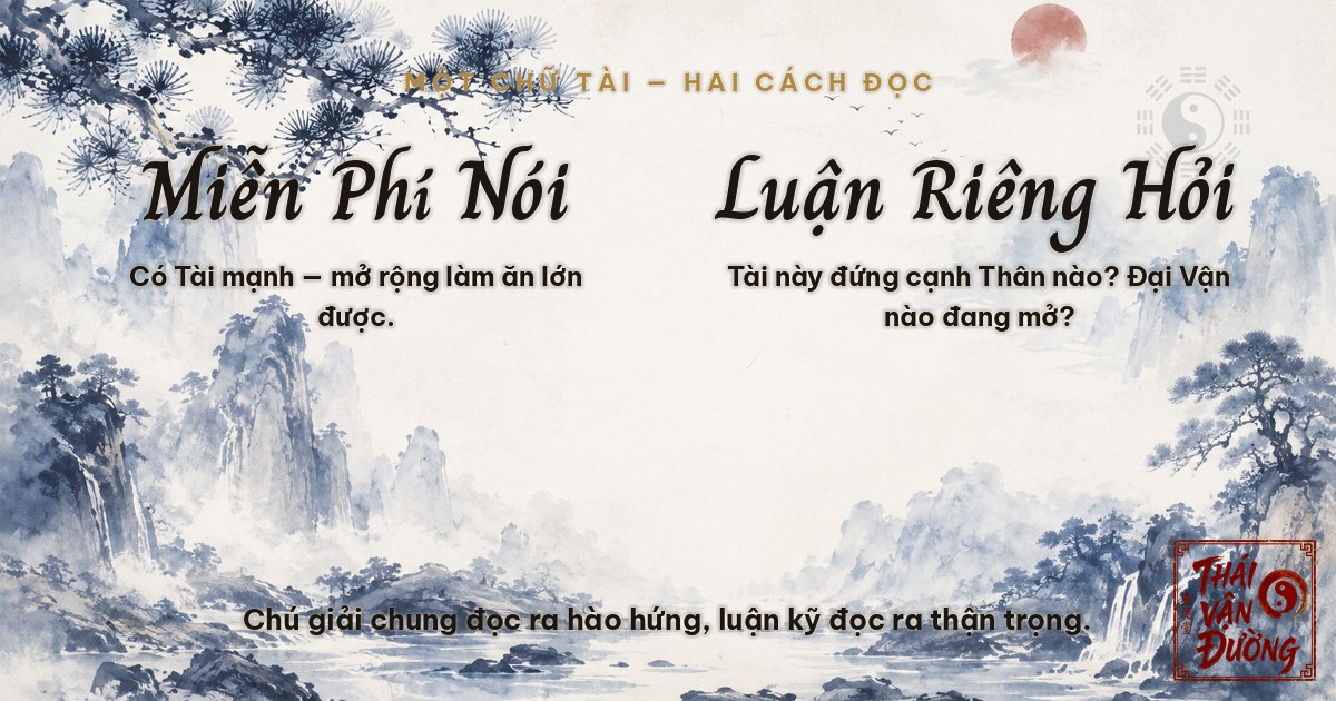 Mot chu Tai — mien phi noi mot dang, luan ky mot neo