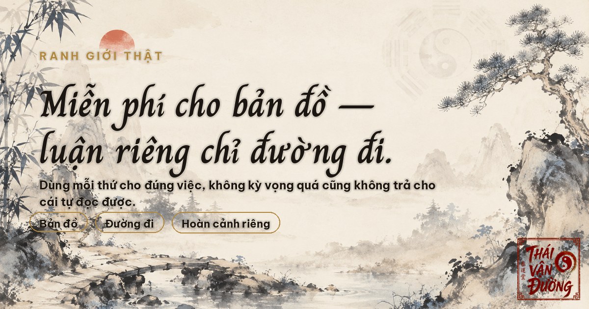 Ranh gioi that: ban do va duong di