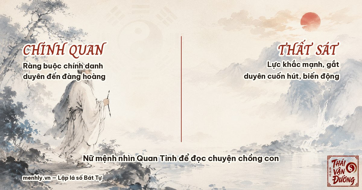 Chính Quan và Thất Sát trong chuyện cưới xin của nữ mệnh