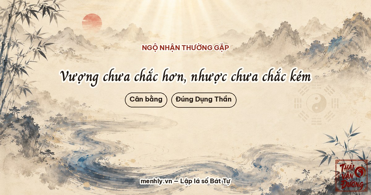Ngộ nhận thường gặp về Thân Vượng Thân Nhược