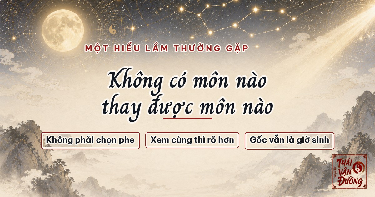 Không phải chọn phe giữa hai môn