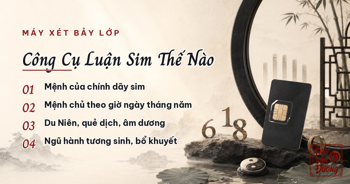 Bảy lớp công cụ xét khi luận một dãy sim