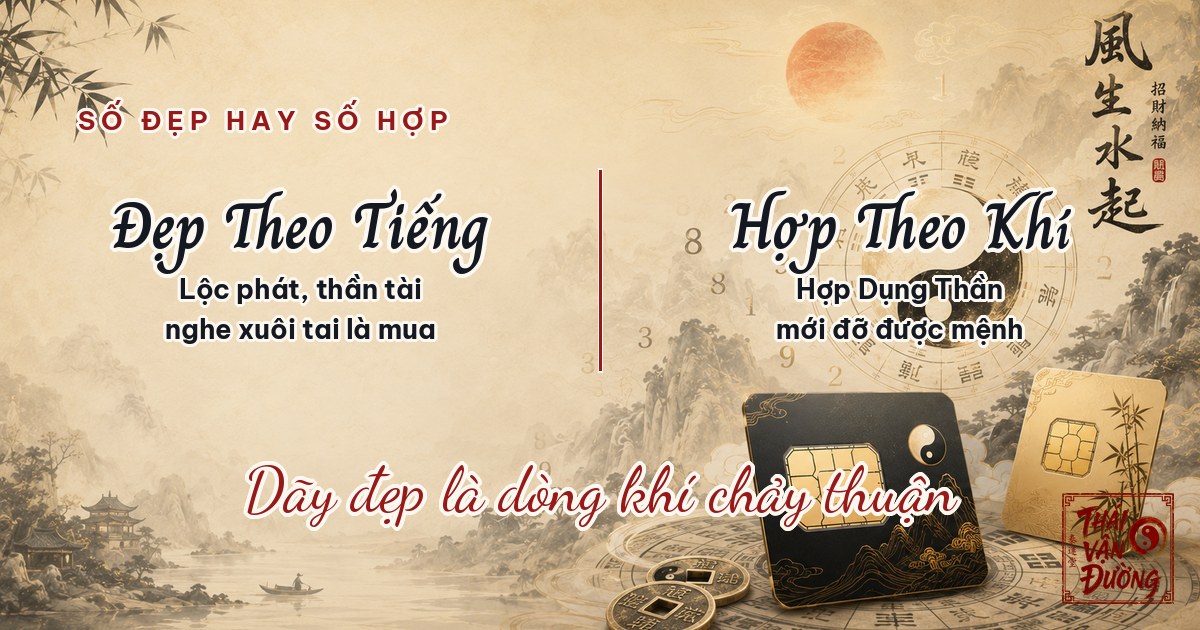 Số đẹp theo tiếng và số hợp theo khí