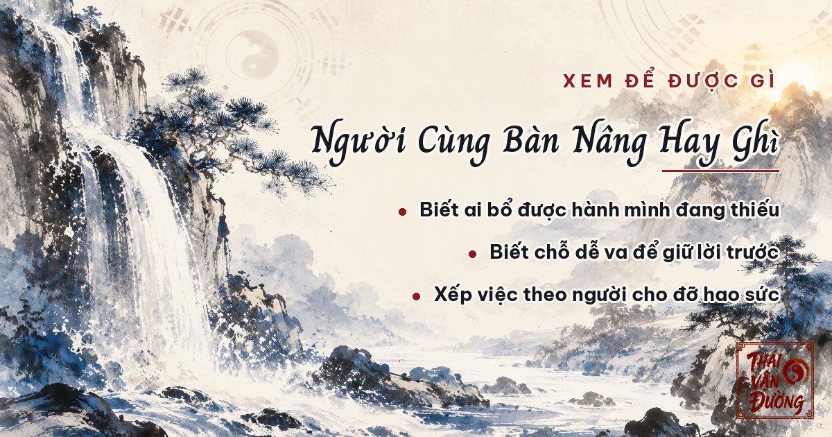 Xem tuổi đồng nghiệp để biết ai nâng ai ghì