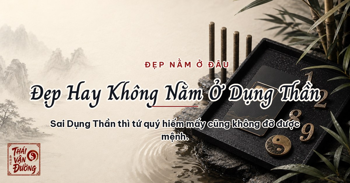 Sim đẹp hay không nằm ở Dụng Thần