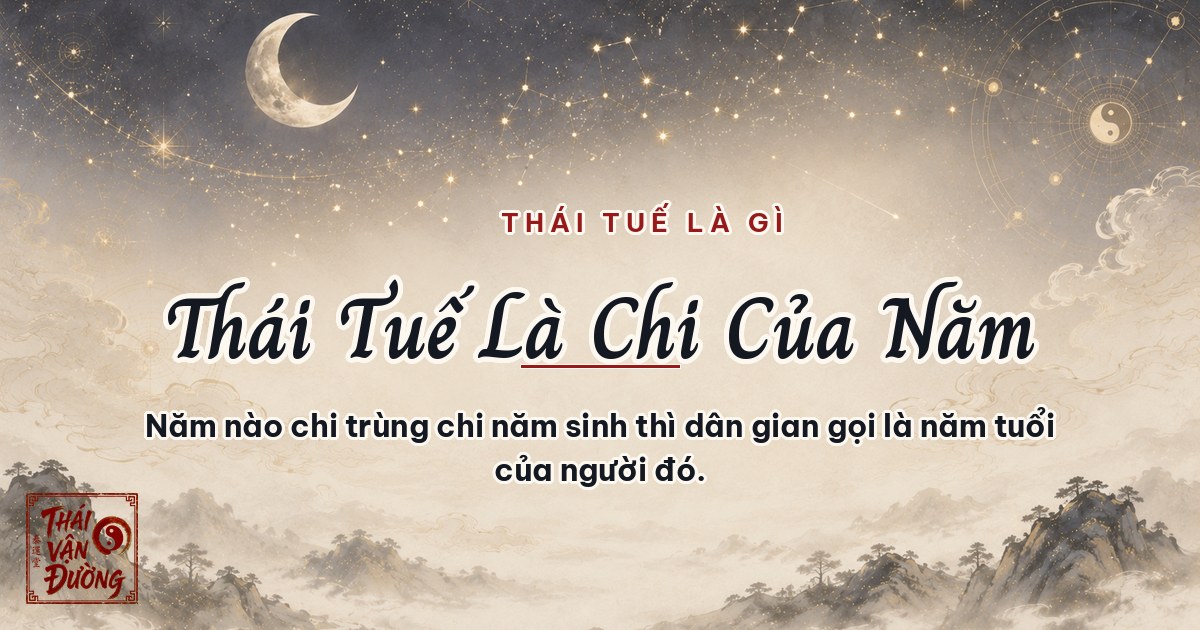 Thái Tuế là chi của năm
