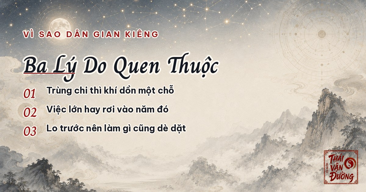 Vì sao dân gian kiêng năm tuổi